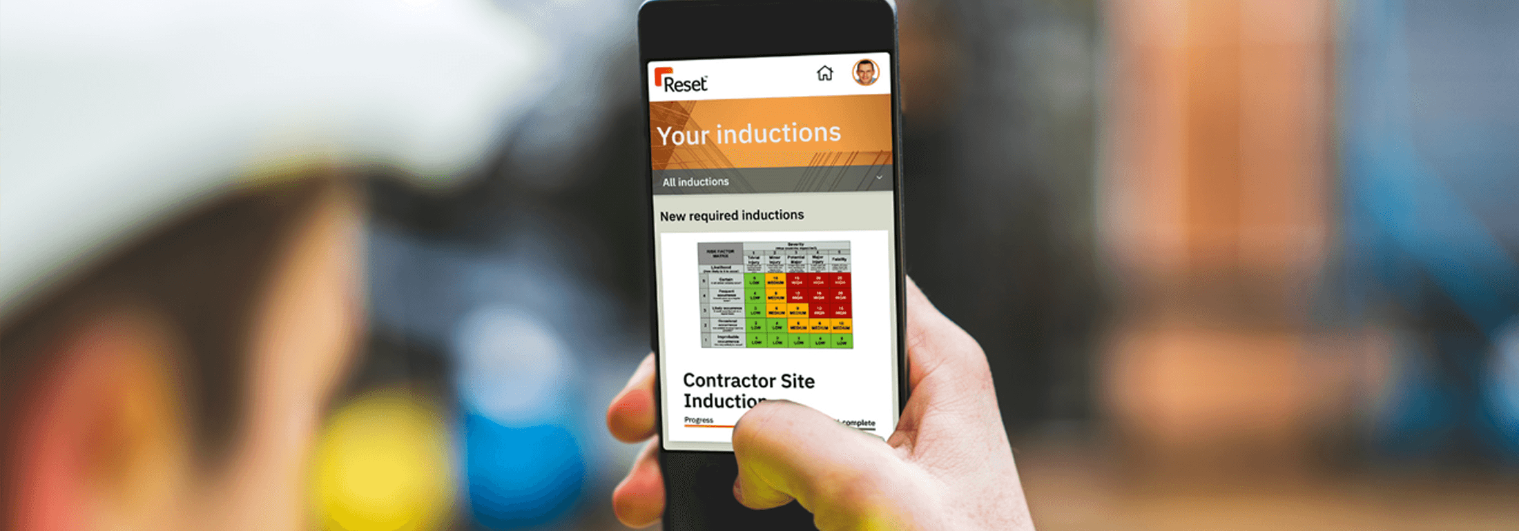 Keep everyone safe with Reset Site Induction
